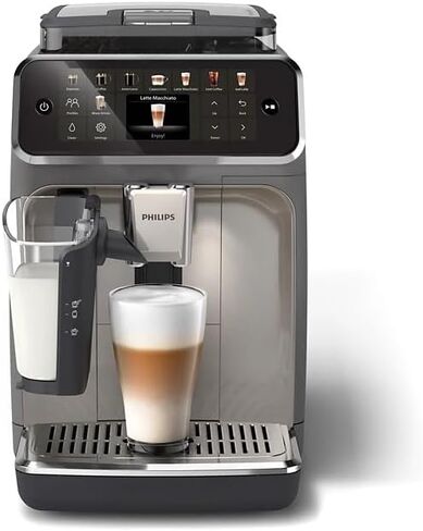 Philips Series 5500 Lattego Machine Espresso بالكامل | 20 مشروب | كروم رمادي | EP5544/90 | (متجدد) in Saudi Arabia