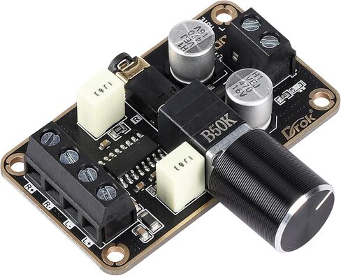 Drok 5W+5W Mini Audio Amblifier Board PAM8406 DC 5V Digital Stereo Power AMP 2.0 Dual Channel Class D AMPLIFY لنظام صوت السماعة DIY in Kuwait