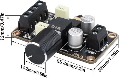 Drok 5W+5W Mini Audio Amblifier Board PAM8406 DC 5V Digital Stereo Power AMP 2.0 Dual Channel Class D AMPLIFY لنظام صوت السماعة DIY in Kuwait