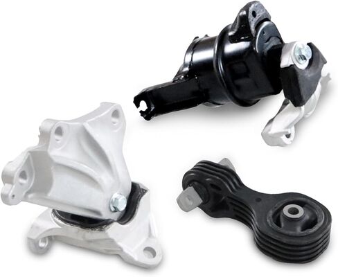 Front Engine Motor and Trans Mount Set Compatible with Civic 1.8L Auto Trans 2012-2015 50850TR6A81 50890TR0A81 50820TS6H81 A65048 A65021 A65087 (1 Pcs) in Kuwait