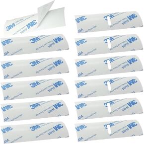Kowibcl 10 Sets Horizontal Blinds Replacement Slats, White 1 inch Vinyl Mini Horizontal Blind Repair Tabs,White Blind Fixers for Horizontal Blinds Replacement Slats & Parts(1" W x 3" L) in Kuwait