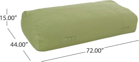 Foamma Crash Pad 15" x 44" x 72", Teal - Sensory Crash Pad Mat with Foam Blocks for Kids and Adults to Jump, Play or Relax - Bean Bag Bed for Indoor and Outdoor, Large Floor Pillow in Saudi Arabia