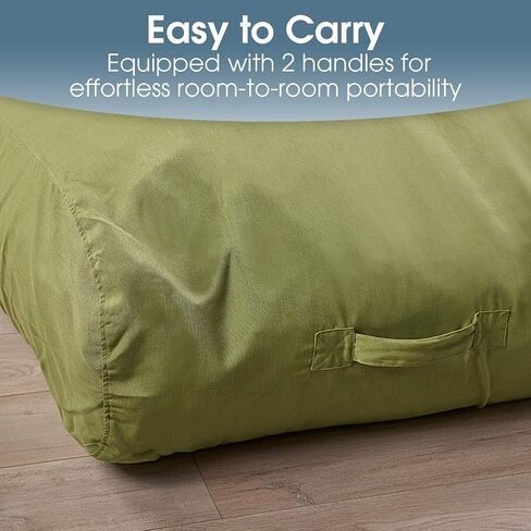 Foamma Crash Pad 15" x 44" x 72", Teal - Sensory Crash Pad Mat with Foam Blocks for Kids and Adults to Jump, Play or Relax - Bean Bag Bed for Indoor and Outdoor, Large Floor Pillow in Saudi Arabia