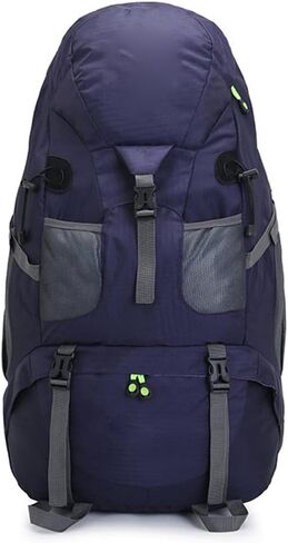 Backpacks 50L Outdoor Hiking Bags Breathable Sports Backpack Rucksack(Black) in Kuwait