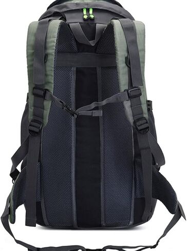 Backpacks 50L Outdoor Hiking Bags Breathable Sports Backpack Rucksack(Black) in Kuwait