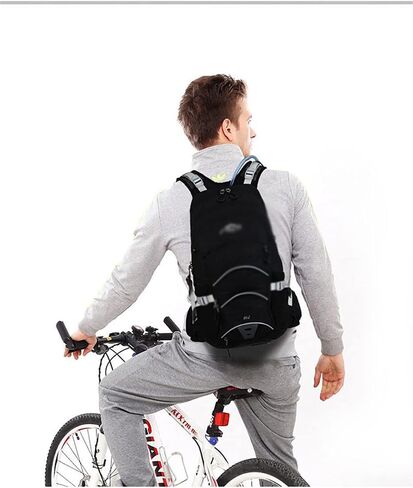 20L Portable Road Cycling Outdoor Sports Mountaineering Bag Backpack(Black) in Saudi Arabia