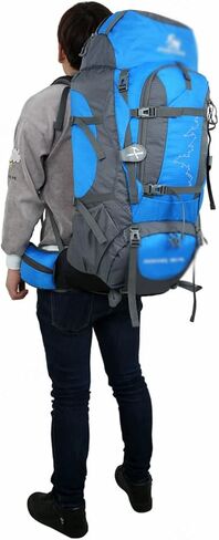 85L Outdoor Backpack Travel Bag Camping Hiking Hiking Backpack Rucksack(C) in Saudi Arabia