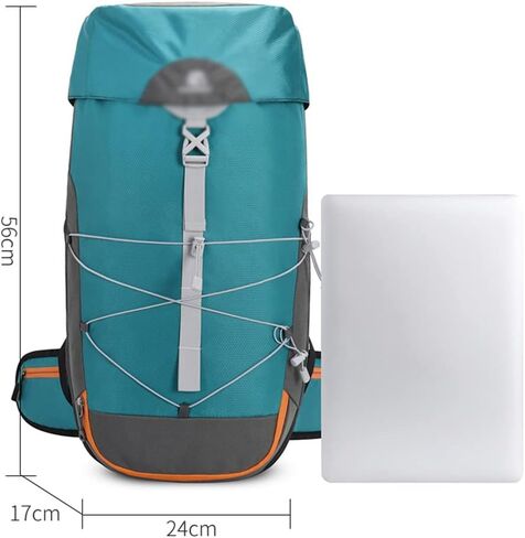 Mountaineering Backpack Rucksack 40L Outdoor Sports Bag Travel Backpack Ladies Hiking Bag Men(Black) in Saudi Arabia