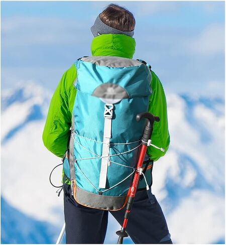 Mountaineering Backpack Rucksack 40L Outdoor Sports Bag Travel Backpack Ladies Hiking Bag Men(Black) in Saudi Arabia