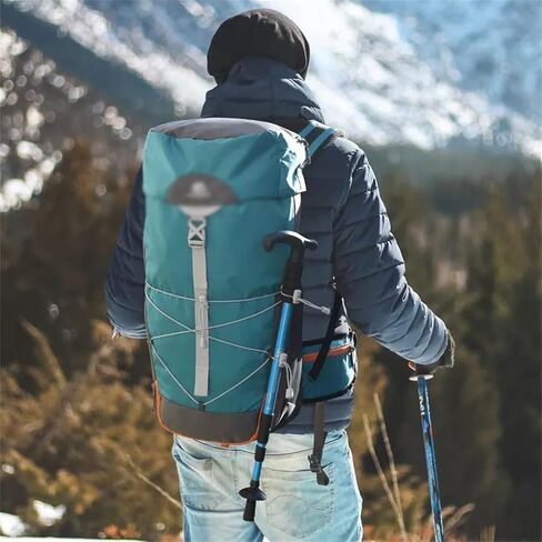 Mountaineering Backpack Rucksack 40L Outdoor Sports Bag Travel Backpack Ladies Hiking Bag Men(Black) in Saudi Arabia