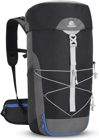 Mountaineering Backpack Rucksack 40L Outdoor Sports Bag Travel Backpack Ladies Hiking Bag Men(Black) in Saudi Arabia
