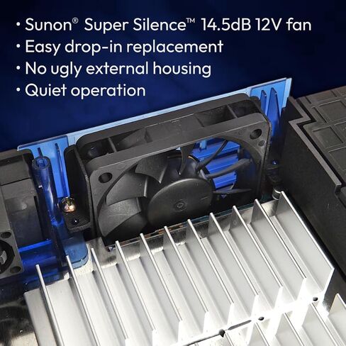 الدهون PS2 INTERNAL INDAW FAN MOD-Sunon Super Silence مروحة Sunon Super-Super التي تعمل بنظام 12V مع ضبط ضوضاء 3 سرعات-ل SCPH-39001 35001 30001R مع إمدادات طاقة أصلية-نظيفة ، تثبيت بدون لحام in Saudi Arabia