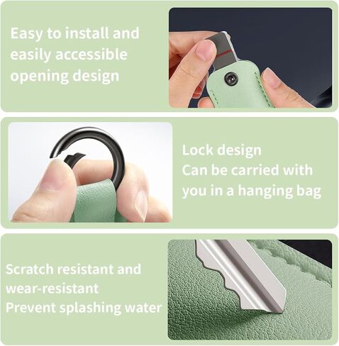 3-Pack Leather Flash Drive Cases, USB Stick Protective Sleeves for Storage & Protection in Saudi Arabia