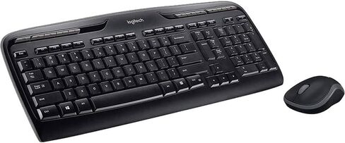 Logitech 920002836 MK320 Wireless Desktop Set, Keyboard/Mouse, USB, Black in Saudi Arabia