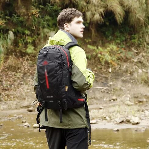 38L Mountaineering Sports Backpack Mountaineering Travel Bag Leisure Outdoor Hiking Rucksack(D) in Saudi Arabia
