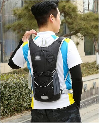 Nylon vest backpack sports cycling portable men's women's bag running fitness rucksack(A) in Saudi Arabia