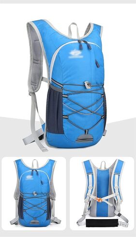 Nylon vest backpack sports cycling portable men's women's bag running fitness rucksack(A) in Saudi Arabia