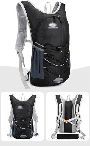 Nylon vest backpack sports cycling portable men's women's bag running fitness rucksack(A) in Saudi Arabia