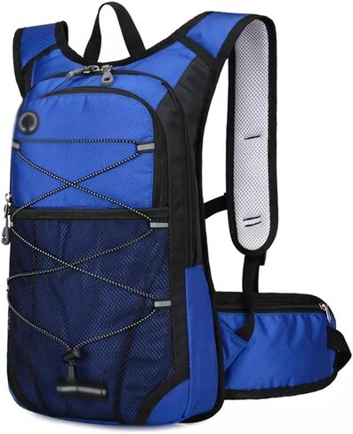 Outdoor cycling backpack lightweight folding bike rucksack travel backpack mountaineering backpack(Gray) in Saudi Arabia