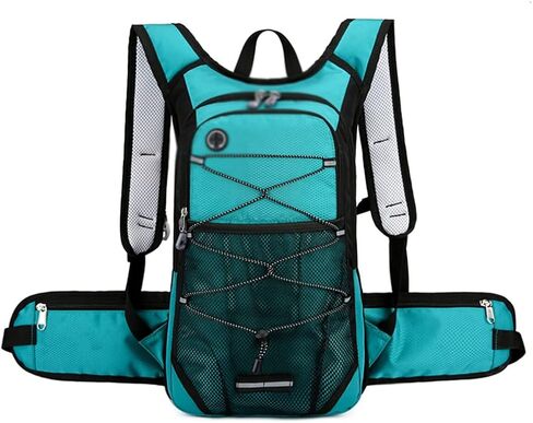 Outdoor cycling backpack lightweight folding bike rucksack travel backpack mountaineering backpack(Gray) in Saudi Arabia