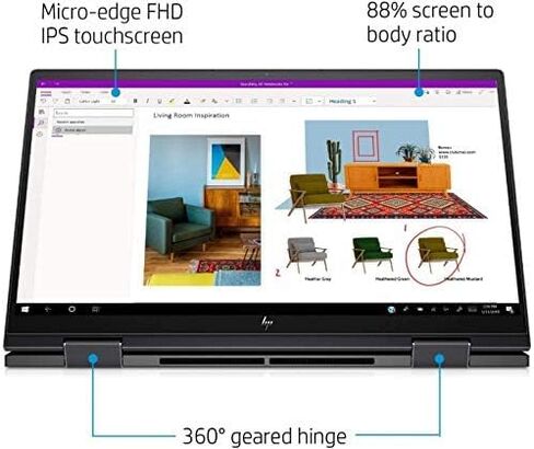 HP 2025 New Envy x360 2-in-1 Slim Laptop, OmniBook X Flip 16" FHD+ Touchscreen, Copilot+ PC, AMD Ryzen AI 7 350 (8-Core), 24GB RAM, 2TB SSD, 21H Battery, Backlit KB, Win 11, Meteor Silver, W/Stylus in Saudi Arabia