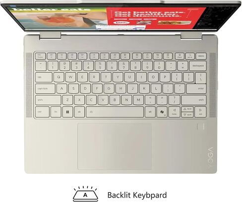 Lenovo Yoga 7 2-in-1 Copilot+ AI PC Laptop | 14 "Wuxga OLED Touch (100 ٪ DCI-P3) | AMD RYZEN AI 5 340 (حتى 50 TOPS) | 16GB DDR5 512GB in Saudi Arabia