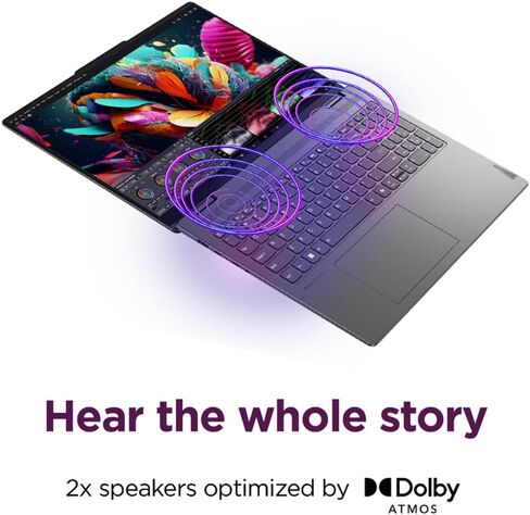 Lenovo 2024 Yoga 7i 2-in-1 AI Laptop, 16" WUXGA Touch, Intel 12-Core Ultra 7 155U (Beat i7-1355U), 16GB LPDDR5X RAM, 1TB SSD, Backlit, FP, FHD IR Webcam, AI Copilot, Win11 PRO, W/Portable SSD&Stylus in Saudi Arabia