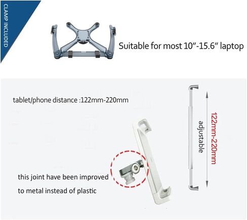 UP-8 Multi-Function Computer Floor Stand with Adjustable Height/Angle and Mouse Tray in Kuwait