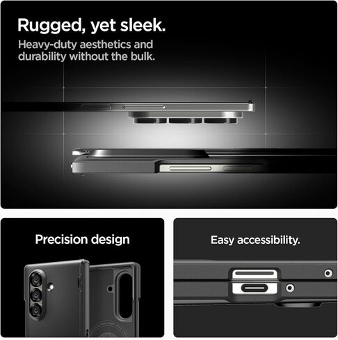 Spigen for Galaxy Z Fold 7 Case ، Slim Armor Pro Magfit [حماية المفصلات] in Saudi Arabia
