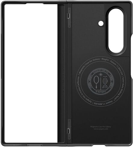 Spigen for Galaxy Z Fold 7 Case ، Airfit pro Magfit [حماية المفصلات] [qi2.1 معتمدة/مغناطيس للمجرات] - أسود in Saudi Arabia
