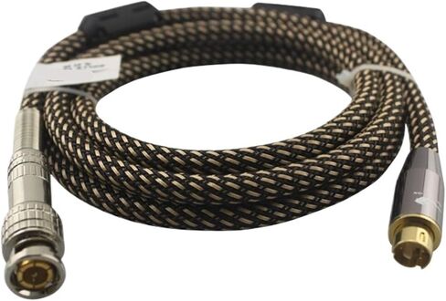 4 Pin S-Video to BNC Male Female 75-5 Monitor Video Signal Interconnect Cable Q9 Video Security Line OFC(S to BNC Male,5m) in Saudi Arabia