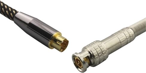 4 Pin S-Video to BNC Male Female 75-5 Monitor Video Signal Interconnect Cable Q9 Video Security Line OFC(S to BNC Male,5m) in Saudi Arabia