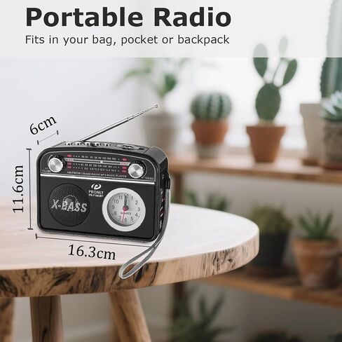 Radio Portable AM ​​FM SW ، مكبر صوت بلوتوث راديو عتيقة ، قابلة للإزالة وقابلة لإزالة البطارية أجهزة الراديو القابلة لإعادة الشحن مع بطاقة TF Card/USB الداخلية. in Saudi Arabia
