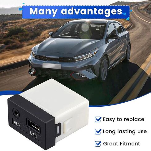 مساعدة واجهة منفذ USB Auxiliary ل Kia Forte Forte5 Cerato K3 2016-2019 ، استبدل 96120-A7600 96120A7600 in Saudi Arabia