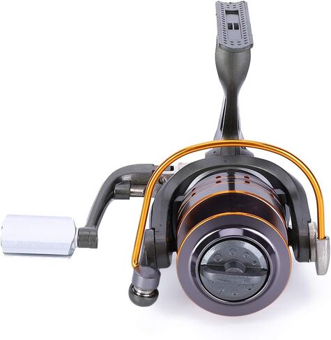 ZJchao Metal Ice Fishing Reel with 13 Ball Bearings Smooth for Outdoor Fishing Accessory (RG6000 (10 Axes)) in Saudi Arabia