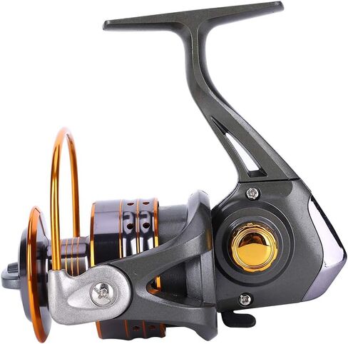 ZJchao Metal Ice Fishing Reel with 13 Ball Bearings Smooth for Outdoor Fishing Accessory (RG6000 (10 Axes)) in Saudi Arabia