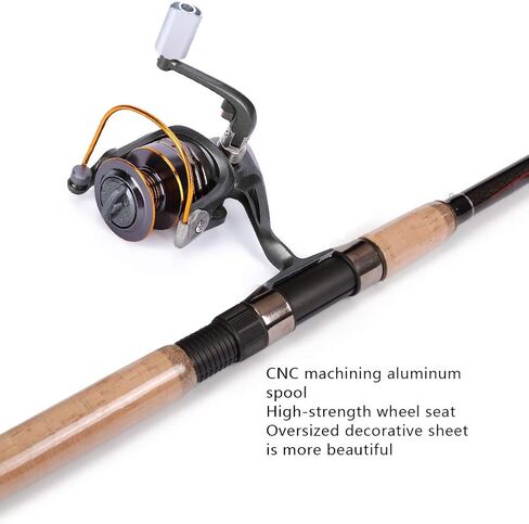 ZJchao Metal Ice Fishing Reel with 13 Ball Bearings Smooth for Outdoor Fishing Accessory (RG6000 (10 Axes)) in Saudi Arabia