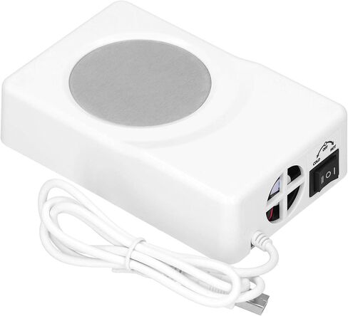 USB تسخين تسخين السفينة المحمولة كوب دافئ كوب كهربائي الكوب حصيرة التحكم في درجة الحرارة الذكية لسيارة المكتب المنزلي استخدام ABS White 140x90x35mm in Saudi Arabia