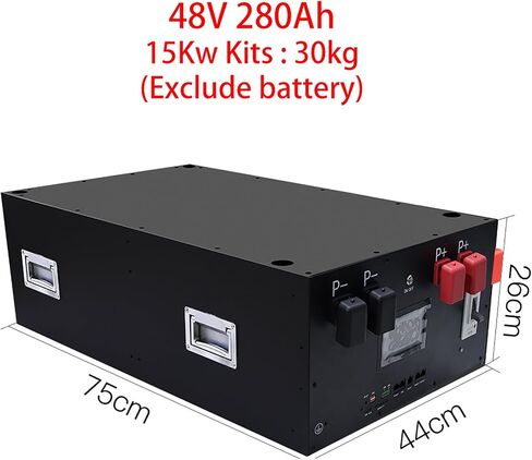 48V 16S 15KWH 280AH LIFEPO4 DIY BATTERY BANTY مع BMS و Bluetooth لا تشمل خلايا البطارية لحزمة بطارية تخزين الطاقة المنزلية 280AH حزمة بطارية LIFEPO4 للأجهزة المنزلية in Saudi Arabia