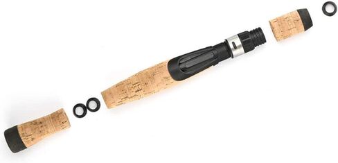TEAMWILL 2 Sets Spinning Fishing Rod Handle for Rod Building Handle Reel Seat Composite Cork in Saudi Arabia