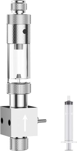 ZRDR CO2 Regulator Aquarium 12V DC CO2 Solenoid Pressure Adjustable with Big Dual Gauge Display, Bubble Counter with Check Valve, Aquarium Co2 Kit Fits Standard US Tanks CGA320 CO2 Cylinder. in Kuwait