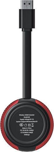 Timbootech HDMI Wireless Transmitter and Receiver 4K ، شاشات مزدوجة HDMI & VGA Live Casting 5G فيديو/صوت للكمبيوتر المحمول ، صندوق الكابل ، الكاميرا ، Blu-ray ، الهاتف ، NetFix لمراقبة ، Projector ، HDTV 165ft/50m in Kuwait