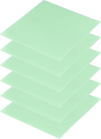 PATIKIL Thermal Pads 100x100x0.5mm, 6 Pack Silicone Cooling Thermal Pad for CPU GPU IC PCIe M.2 2280 SSD NVMe Heatsink, Green in Saudi Arabia
