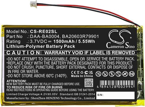 VI VINTRONS Battery for Creative DAP-HD0014, Labs Nomad Jukebox ZenTouch, in Saudi Arabia