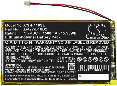 VI VINTRONS Battery for IRIVER H110, H120, H140, H320, H340 MP3 Playmer, in Saudi Arabia