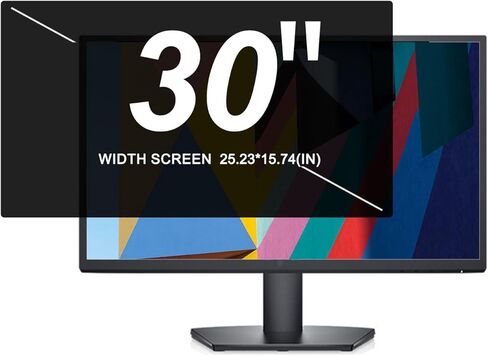 30" Privacy Screen Filter for Widescreen 16:10 Aspect Ratio Anti-Glare/Anti Blue Light/Anti Scratch Film, Glare Relieve Screen Filter Shield Blue Light Filter. Size is(641 * 400 mm). in Saudi Arabia