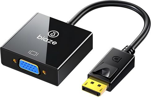 Mini DisplayPort to VGA Adapter – 1080P HD Video Converter for MacBook, Surface, Laptop & Projector in Saudi Arabia