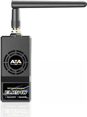 ATA 2.4GHz ELRS Module with 1W Transmission Power, Built-in Cooling Fan for FPV Drone Long-Range Module Compatible with Transmitter T16D/T12D/Futaba/Radiomaster/Helloradio/Jumper and More in Kuwait