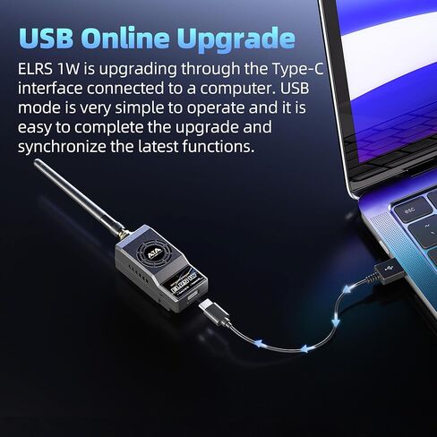 ATA 2.4GHz ELRS Module with 1W Transmission Power, Built-in Cooling Fan for FPV Drone Long-Range Module Compatible with Transmitter T16D/T12D/Futaba/Radiomaster/Helloradio/Jumper and More in Kuwait