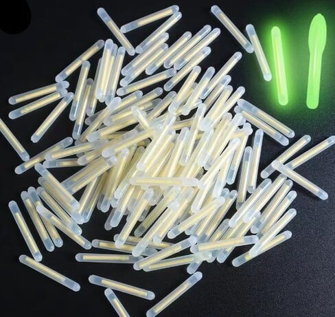 100pcs الصيد الأصفر تعويم الأسماك العائمة عصا الفلورسنت lightstick الفلورسنت الوهج الظلام العصي العصي الصيد تعويم الملحقات 3 مم ، الطرفية الطرفية والملحقات in Saudi Arabia